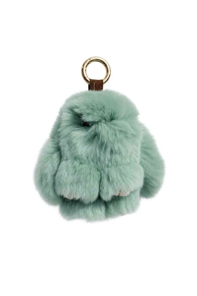 LLAVERO DE CONEJO DE PELO DE CONEJO PARA BOLSO Y LLAVES HAC-YSK1331