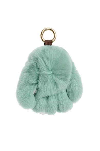 LLAVERO DE CONEJO DE PELO DE CONEJO PARA BOLSO Y LLAVES HAC-YSK1331