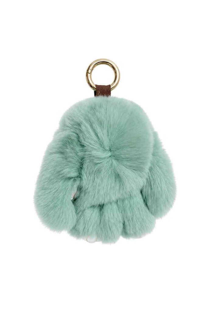 LLAVERO DE CONEJO DE PELO DE CONEJO PARA BOLSO Y LLAVES HAC-YSK1331
