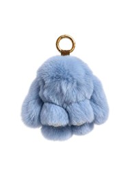 LLAVERO DE CONEJO DE PELO DE CONEJO PARA BOLSO Y LLAVES HAC-YSK1331