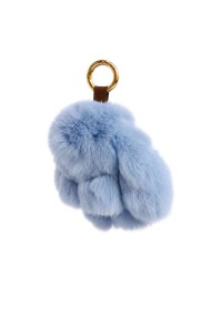 LLAVERO DE CONEJO DE PELO DE CONEJO PARA BOLSO Y LLAVES HAC-YSK1331