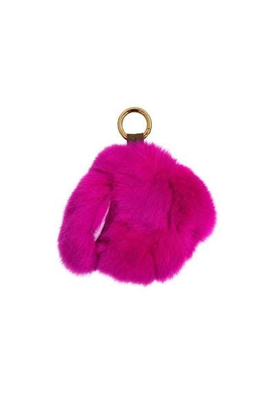 LLAVERO DE CONEJO DE PELO DE CONEJO PARA BOLSO Y LLAVES HAC-YSK1331