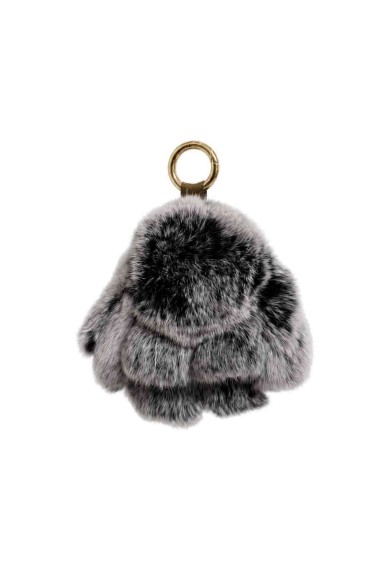 LLAVERO DE CONEJO DE PELO DE CONEJO PARA BOLSO Y LLAVES HAC-YSK1331