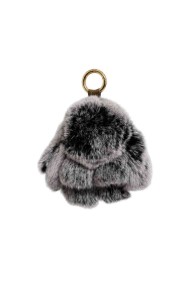 LLAVERO DE CONEJO DE PELO DE CONEJO PARA BOLSO Y LLAVES HAC-YSK1331