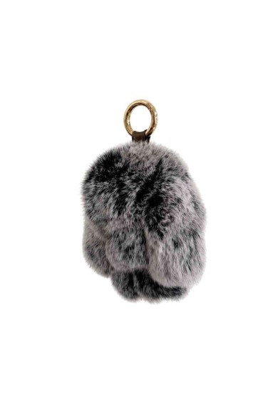 LLAVERO DE CONEJO DE PELO DE CONEJO PARA BOLSO Y LLAVES HAC-YSK1331