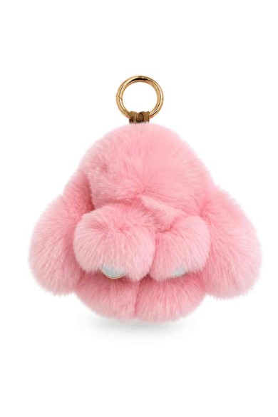 LLAVERO DE CONEJO DE PELO DE CONEJO PARA BOLSO Y LLAVES HAC-YSK1331