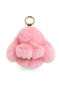 LLAVERO DE CONEJO DE PELO DE CONEJO PARA BOLSO Y LLAVES HAC-YSK1331