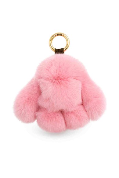 LLAVERO DE CONEJO DE PELO DE CONEJO PARA BOLSO Y LLAVES HAC-YSK1331