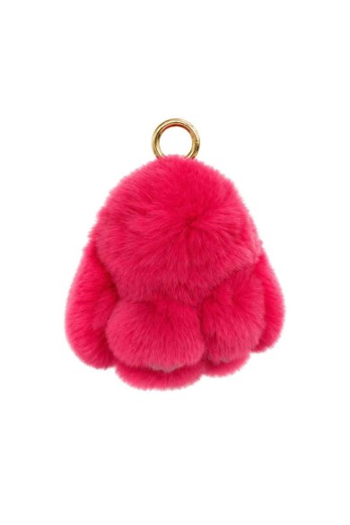 LLAVERO DE CONEJO DE PELO DE CONEJO PARA BOLSO Y LLAVES HAC-YSK1331