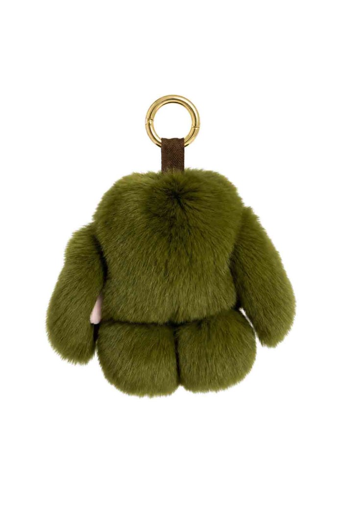LLAVERO DE CONEJO DE PELO DE CONEJO PARA BOLSO Y LLAVES HAC-YSK1331