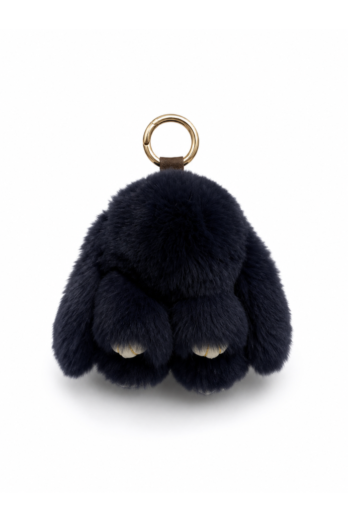 LLAVERO DE CONEJO DE PELO DE CONEJO PARA BOLSO Y LLAVES HAC-YSK1331