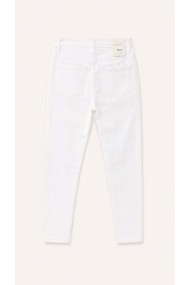 PANTALÓN VAQUERO SKINNY BLANCO PARA MUJER DE TIRO MEDIO CON CINCO BOLSILLOS FBZL2876