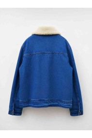 CHAQUETA VAQUERA ACOLCHADA PARA MUJER CON CUELLO DE BORREGUILLO Y FORRO CÁLIDO TY-M9559