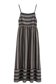 Vestido Largo De Tirantes Con Rayas Para Mujer FBZMR22588