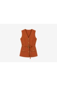 Chaleco Sastre Sin Mangas Para Mujer Cuello En V TB-SF8509