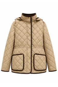 Chaqueta Acolchada Mujer Con Capucha Y Bolsillos TY-M9562