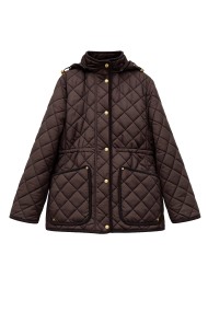 Chaqueta Acolchada Mujer Con Capucha Y Bolsillos TY-M9562