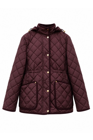 Chaqueta Acolchada Mujer Con Capucha Y Bolsillos TY-M9562