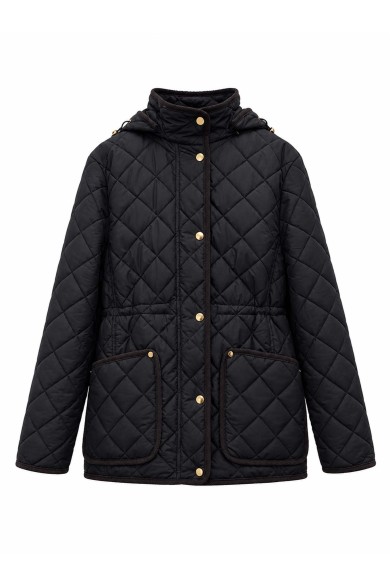 Chaqueta Acolchada Mujer Con Capucha Y Bolsillos TY-M9562
