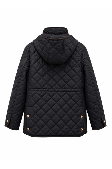 Chaqueta Acolchada Mujer Con Capucha Y Bolsillos TY-M9562