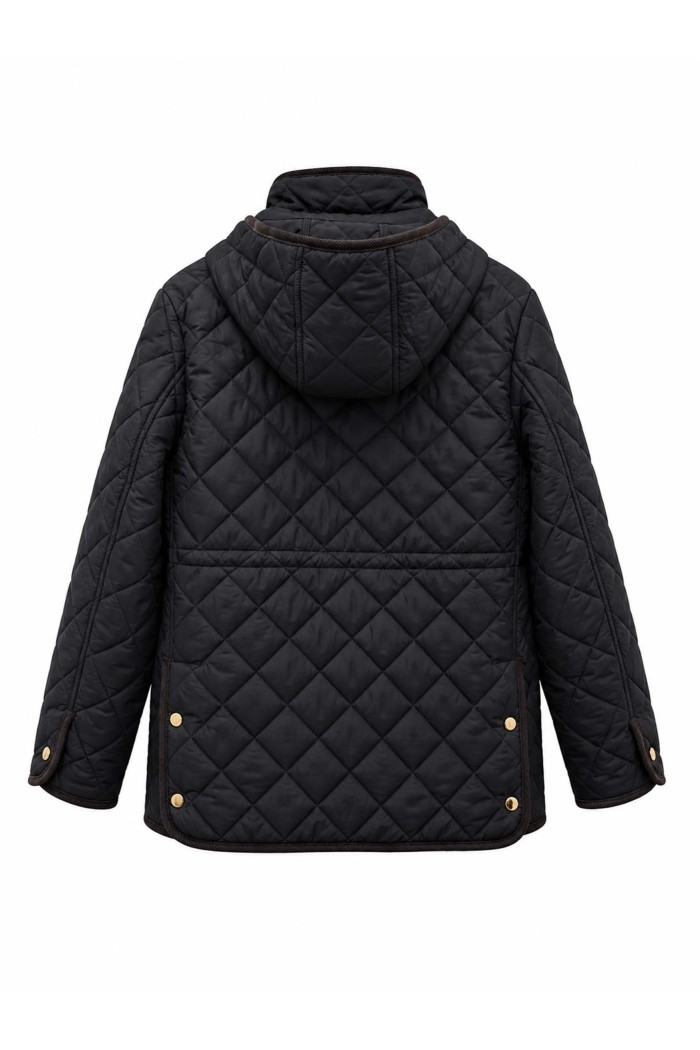 Chaqueta Acolchada Mujer Con Capucha Y Bolsillos TY-M9562