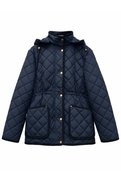 Chaqueta Acolchada Mujer Con Capucha Y Bolsillos TY-M9562