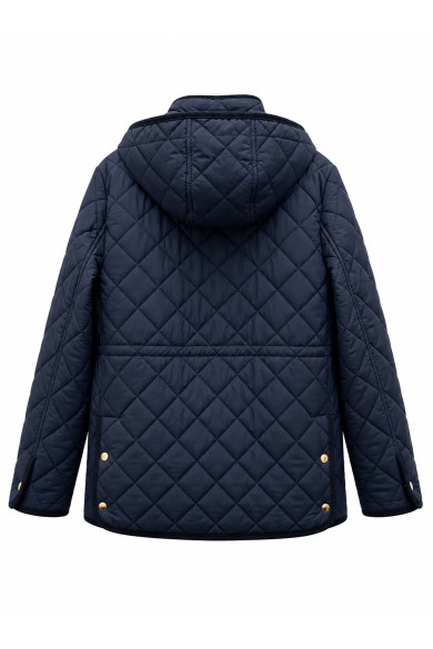 Chaqueta Acolchada Mujer Con Capucha Y Bolsillos TY-M9562