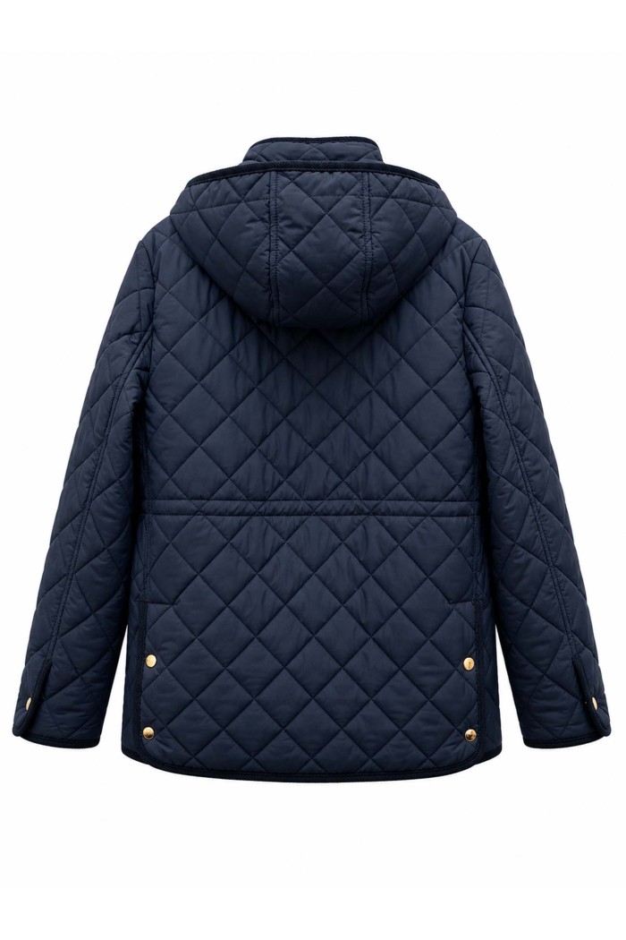Chaqueta Acolchada Mujer Con Capucha Y Bolsillos TY-M9562