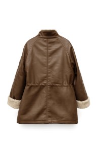 Chaqueta Mujer Polipiel Con Borreguito TY-M9330