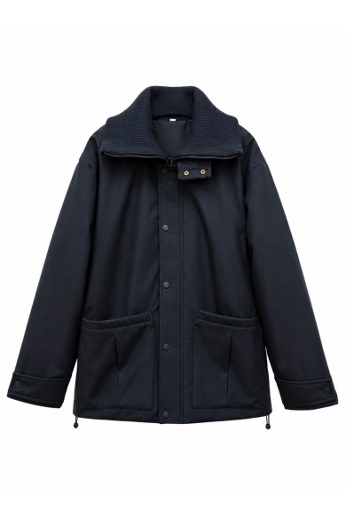 Chaqueta Acolchada Mujer Con Cuello Canalé Y Bolsillos TY-M9516
