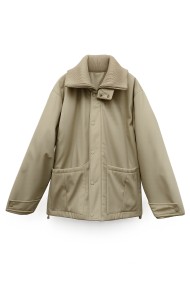 Chaqueta Acolchada Mujer Con Cuello Canalé Y Bolsillos TY-M9516