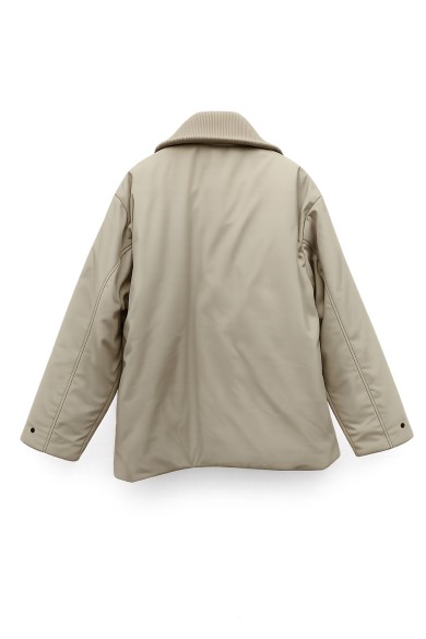 Chaqueta Acolchada Mujer Con Cuello Canalé Y Bolsillos TY-M9516