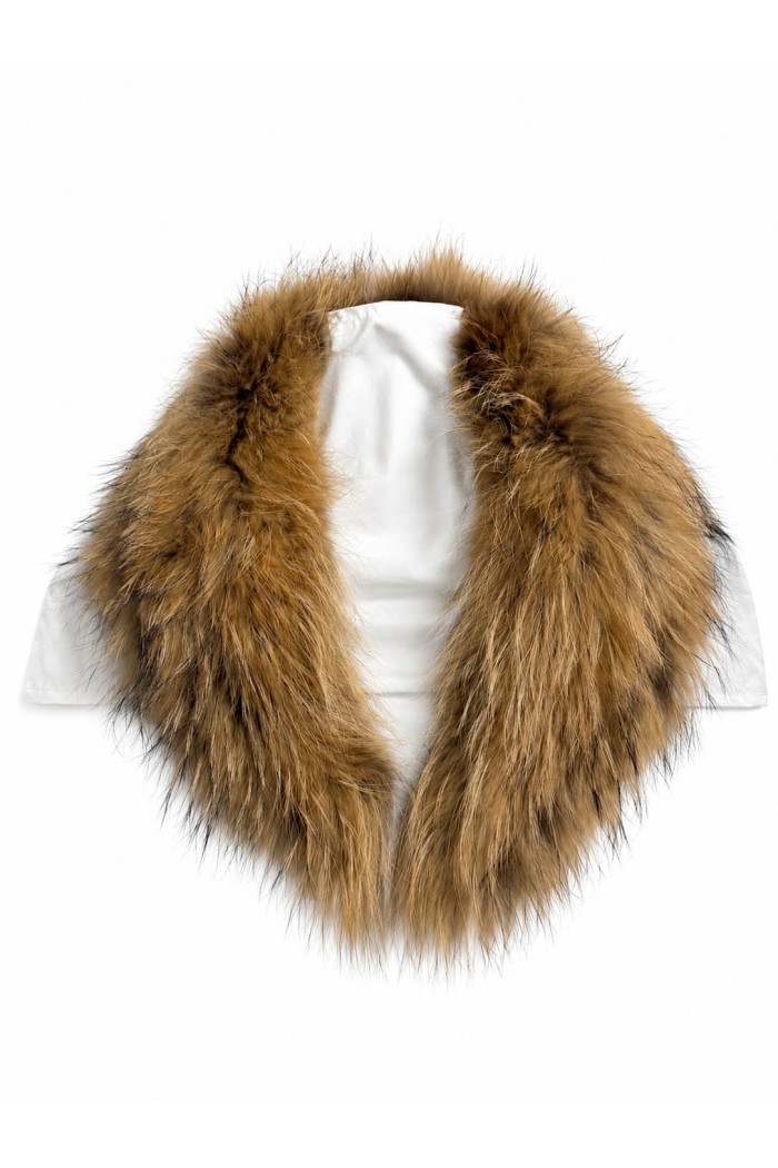 CUELLO CON PINZA PELO NATURAL DE MARMOTA PC-LLL5533