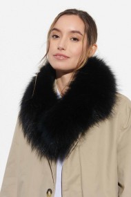 CUELLO CON PINZA PELO DE MARMOTA PC-LLL5533