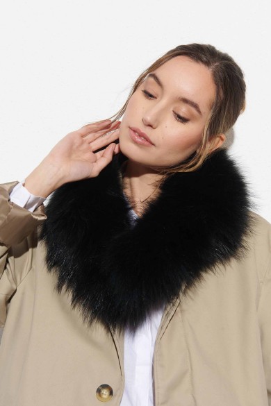 CUELLO CON PINZA PELO DE MARMOTA PC-LLL5533