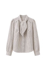 Blusa Con Lazada Y Manga Larga FBZMR22488