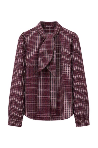Blusa Con Lazada Y Manga Larga FBZMR22490