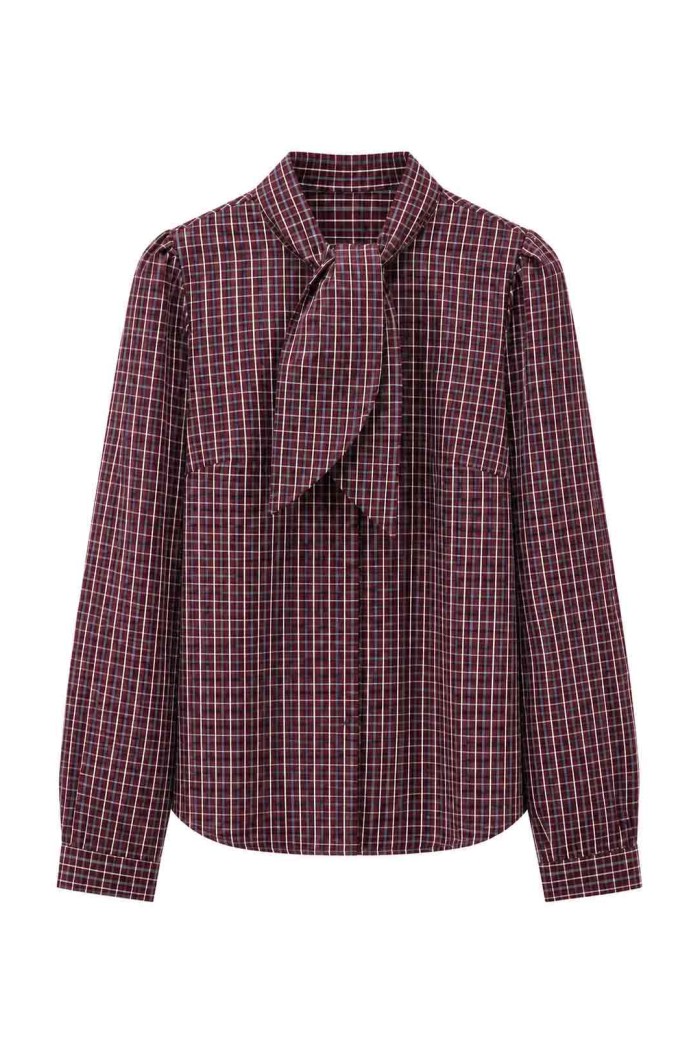Blusa Con Lazada Y Manga Larga FBZMR22490
