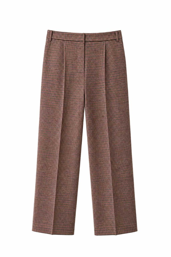 Pantalón De Cuadros Recto FBZMR22532