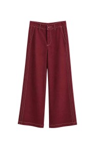 CONJUNTO CHALECO DOBLE BOTONADURA CON CINTURÓN Y PANTALÓN PALAZZO FBZMA1737AB