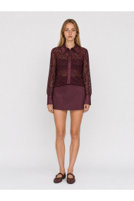 CONJUNTO CAMISA DE ENCAJE Y FALDA FBZMA1759AB