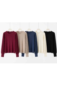 JERSEY DE PUNTO CON MANGAS CALADAS TBSF1532