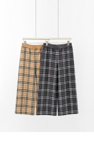 PANTALÓN MUJER CUADROS PATA ANCHA VARIOS COLORES TBSF8541
