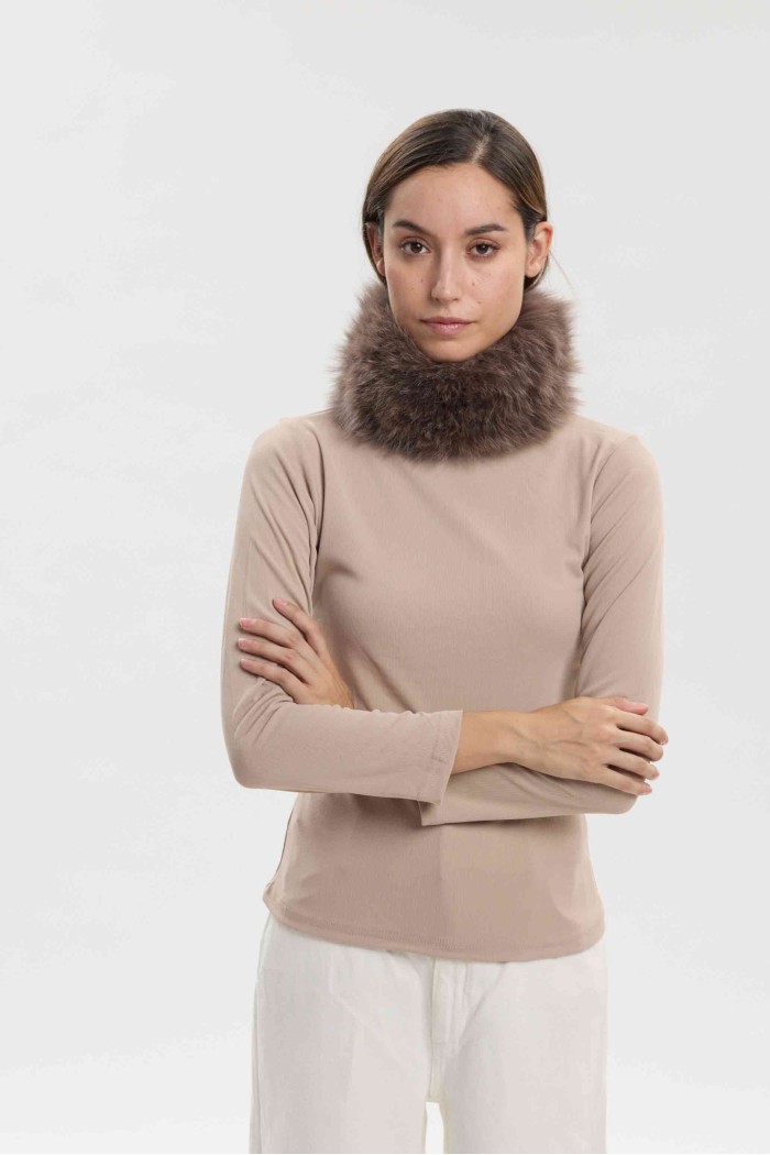 CUELLO DE PELO TEJIDO PC-LZH5565-1013