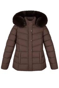 CHAQUETA ACOLCHADA CON CAPUCHA Y PELO SINTÉTICO 5COLORES TY-Z68868
