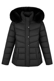 CHAQUETA ACOLCHADA CON CAPUCHA Y PELO SINTÉTICO 5COLORES TY-Z68868
