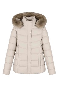 CHAQUETA ACOLCHADA CON CAPUCHA Y PELO SINTÉTICO 5COLORES TY-Z68868