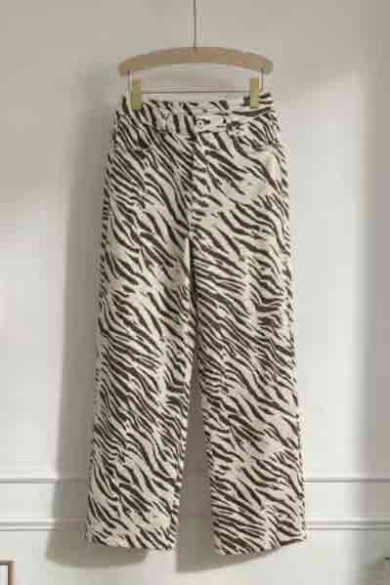 PANTALÓN ANCHO ESTAMPADO CEBRA TBPS19126