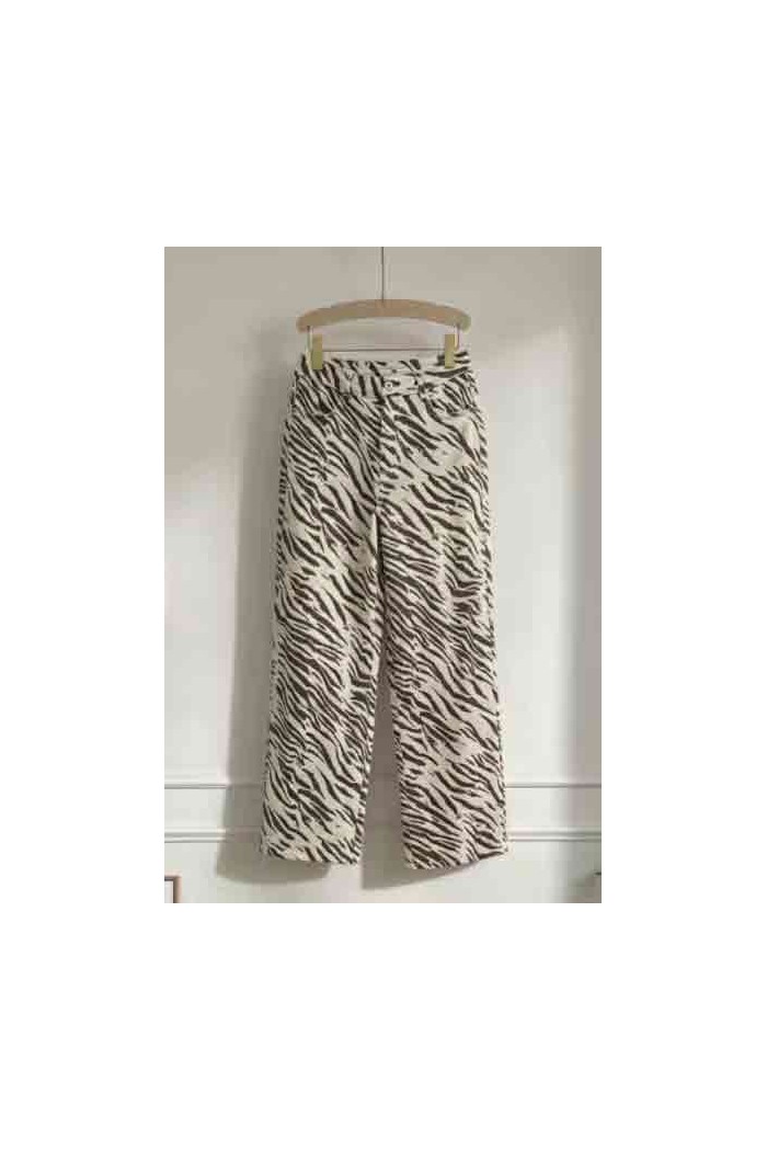 PANTALÓN ANCHO ESTAMPADO CEBRA TBPS19126