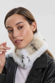CUELLO DE PELO DE CONEJO CON CIERRE DE IMÁN PC-LLL5960-97